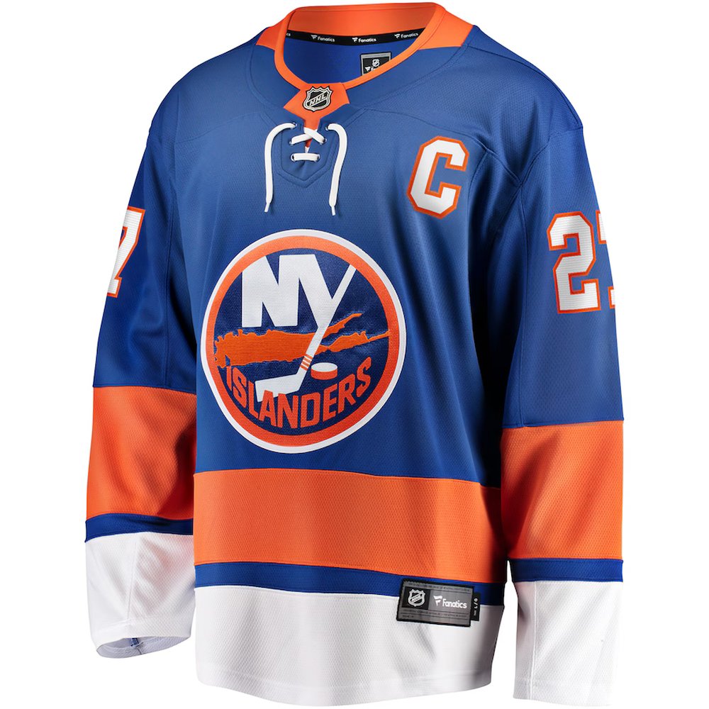 Men's New York Islanders #27 Anders Lee Royal Home Captain Patch Breakaway Player Jersey
