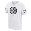 Youth Pittsburgh Steelers White 2024 Salute To Service T-Shirt