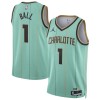 Unisex Charlotte Hornets LaMelo Ball Mint 2024/25 Swingman Player Jersey - City Edition