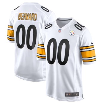Men's Pittsburgh Steelers Germie Bernard White 2026 NFL Draft Game Jersey