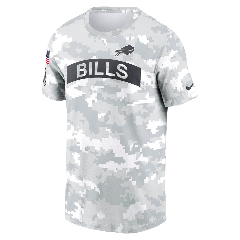 Men's Buffalo Bills Arctic Camo 2024 Salute To Service Performance T-Shirt