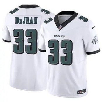 Youth Philadelphia Eagles #33 Cooper DeJean White 2024 Draft Vapor Untouchable Limited Stitched Football Jersey Youth Philadelphia Eagles #33 Cooper DeJean White 2024 Draft Vapor Untouchable Limited Stitched Football Jersey