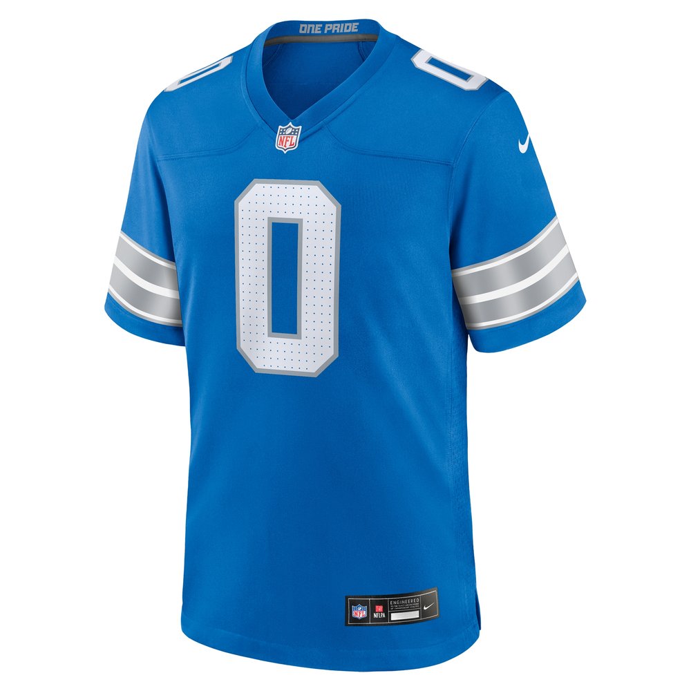 Men's Detroit Lions Terrion Arnold Blue 2024 NFL Draft First Round Pick Player Game Jersey Men's Detroit Lions Terrion Arnold Blue 2024 NFL Draft First Round Pick Player Game Jersey
