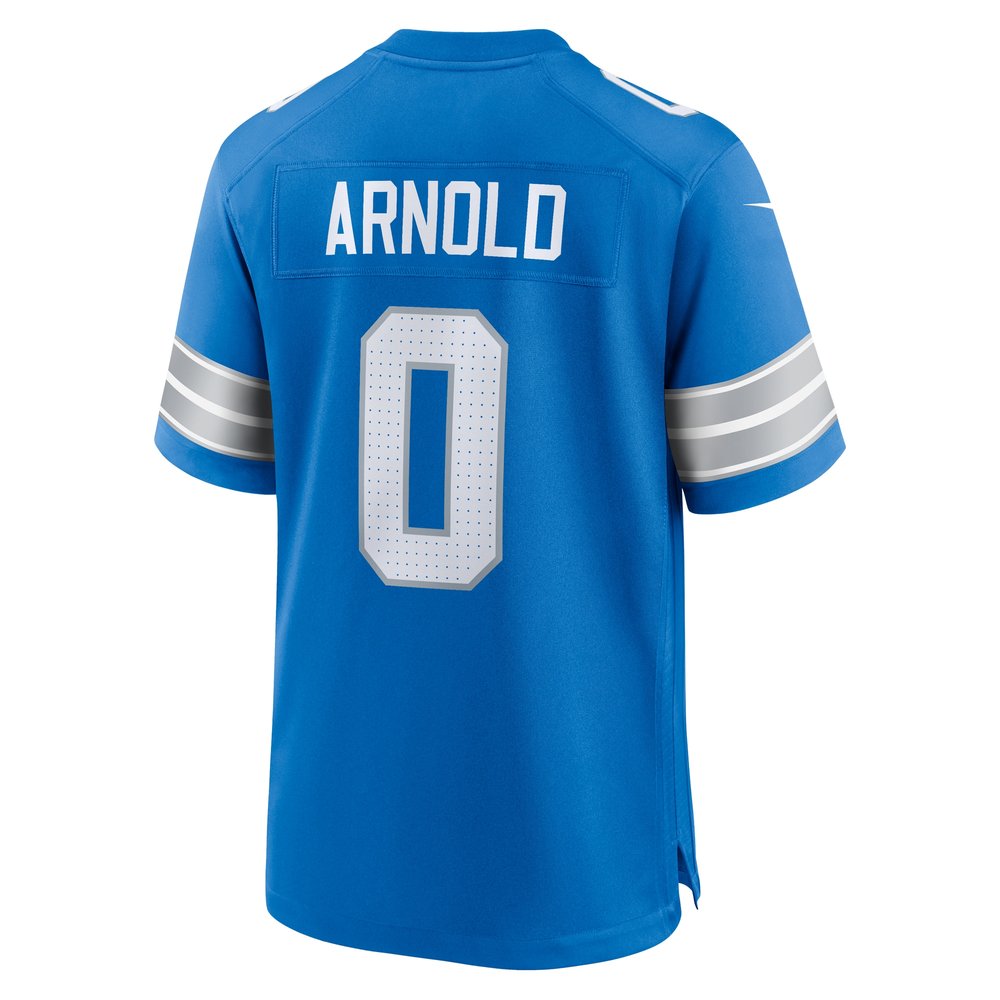 Men's Detroit Lions Terrion Arnold Blue 2024 NFL Draft First Round Pick Player Game Jersey Men's Detroit Lions Terrion Arnold Blue 2024 NFL Draft First Round Pick Player Game Jersey