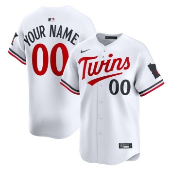 Youth Minnesota Twins Nike White Home Limited Custom Jersey