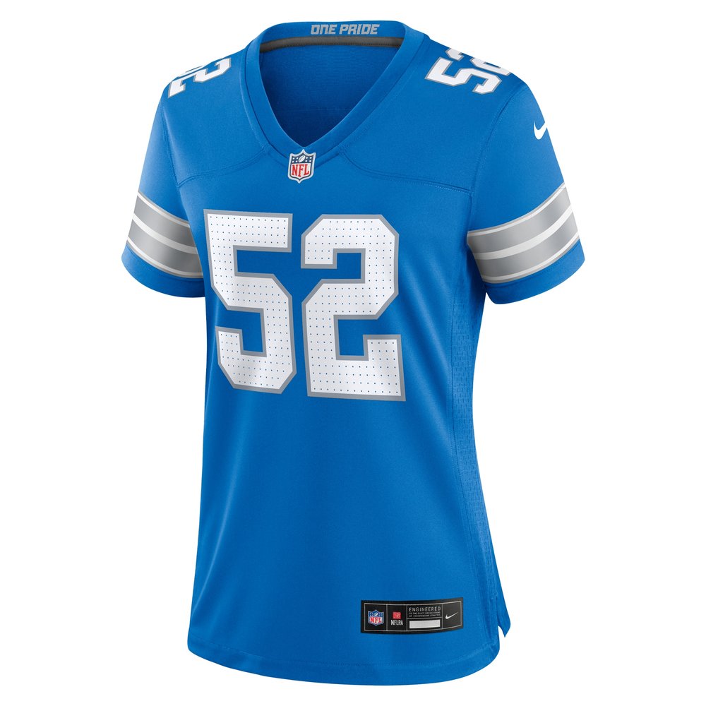 Women's Detroit Lions Netane Muti  Blue Game Jersey