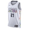 Unisex Denver Nuggets Jamal Murray White 2024/25 Swingman Player Jersey - City Edition