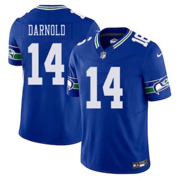 Youth Seattle Seahawks #14 Sam Darnold Royal 2024 F.U.S.E Vapor Limited Stitched Football Jersey Youth Seattle Seahawks #14 Sam Darnold Royal 2024 F.U.S.E Vapor Limited Stitched Football Jersey