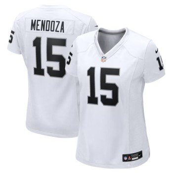 Women's Las Vegas Raiders #15 Fernando Mendoza White Game Player Jersey