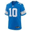 Men's Detroit Lions Tre Quan Smith  Blue Game Jersey