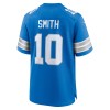 Men's Detroit Lions Tre Quan Smith  Blue Game Jersey