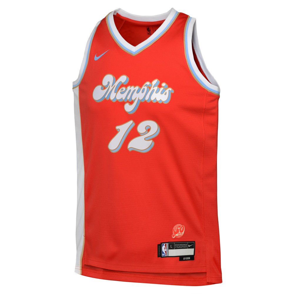 Youth Memphis Grizzlies Ja Morant Red 2024/25 Swingman Player Jersey - City Edition