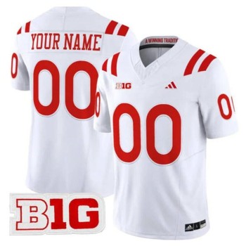 Men's Nebraska Cornhuskers White 2026 Vapor F.U.S.E. Limited Custom Jersey