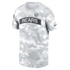 Men's Chicago Bears Arctic Camo 2024 Salute To Service Performance T-Shirt