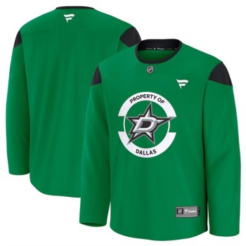 Youth Dallas Stars Green 2024-25 Team Practice Stitched Hockey Jersey Youth Dallas Stars Green 2024-25 Team Practice Stitched Hockey Jersey