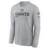 Men's New York Giants Gray 2024 Salute To Service Long Sleeve T-Shirt