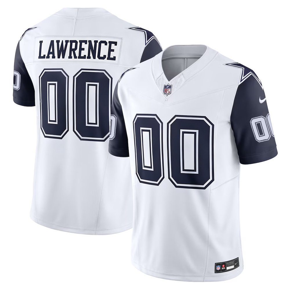 Youth Dallas Cowboys Malachi Lawrence White 2026 NFL Draft Vapor F.U.S.E. Limited Jersey