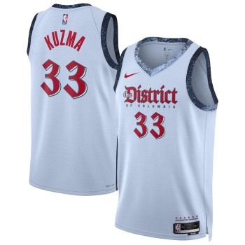 Unisex Washington Wizards Kyle Kuzma Powder Blue 2024/25 Swingman Player Jersey - City Edition Unisex Washington Wizards Kyle Kuzma Powder Blue 2024/25 Swingman Player Jersey - City Edition