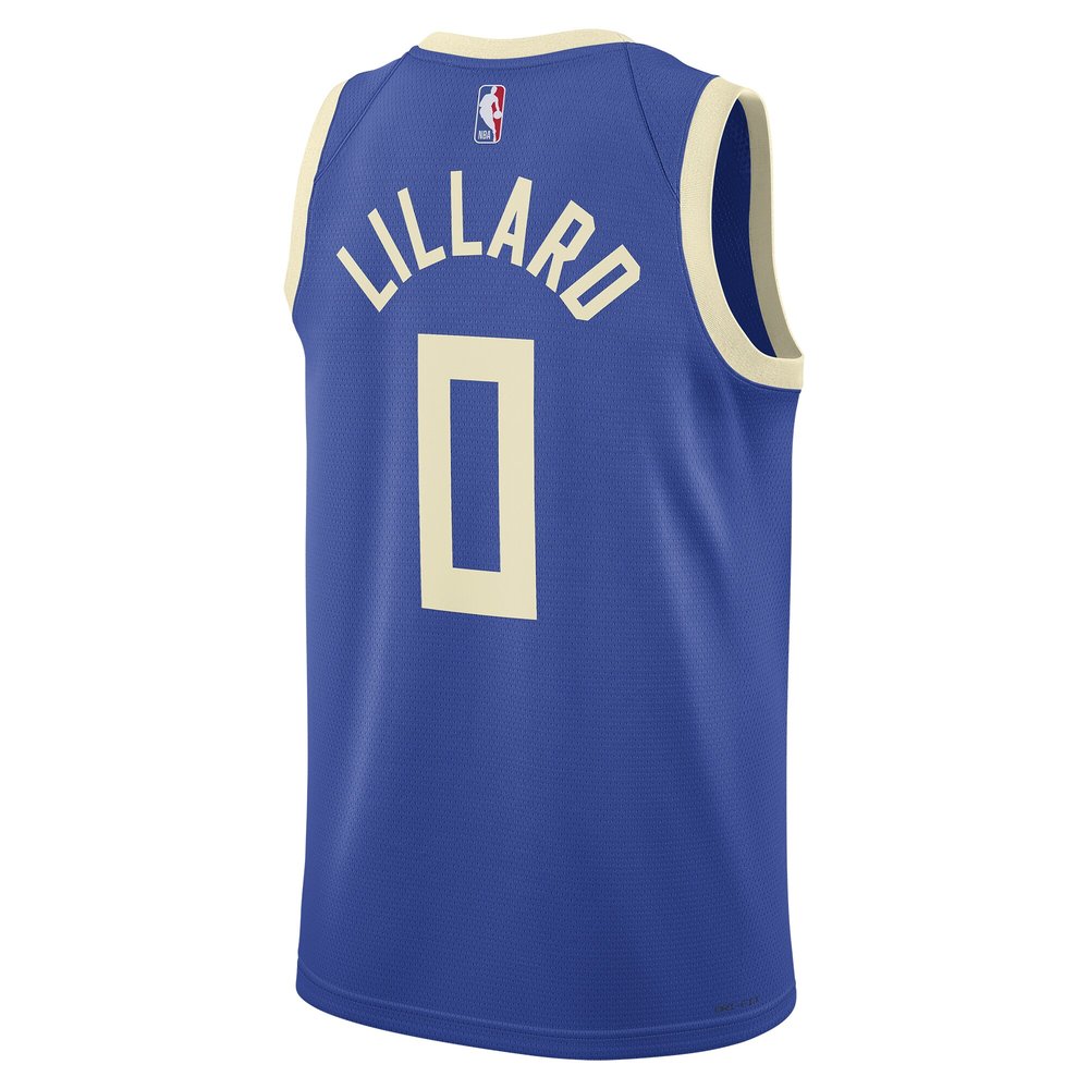 Unisex Milwaukee Bucks Damian Lillard Royal 2024/25 Swingman Player Jersey - City Edition Unisex Milwaukee Bucks Damian Lillard Royal 2024/25 Swingman Player Jersey - City Edition