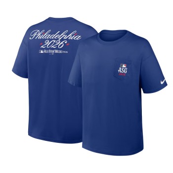 Men's 2026 MLB All-Star Game Nike Royal Max90 Pocket T-Shirt