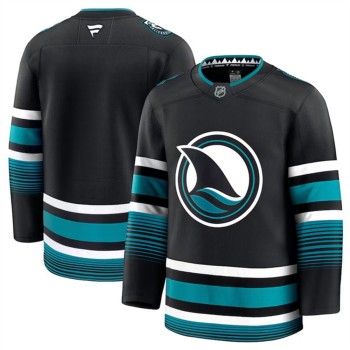 Youth San Jose Sharks Blank Black 2024-25 Alternate Stitched Hockey Jersey