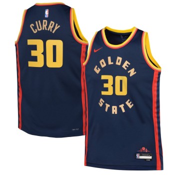 Youth Golden State Warriors #30 Stephen Curry Navy 2024/25 Swingman Player City Edition Jersey Youth Golden State Warriors #30 Stephen Curry Navy 2024/25 Swingman Player City Edition Jersey