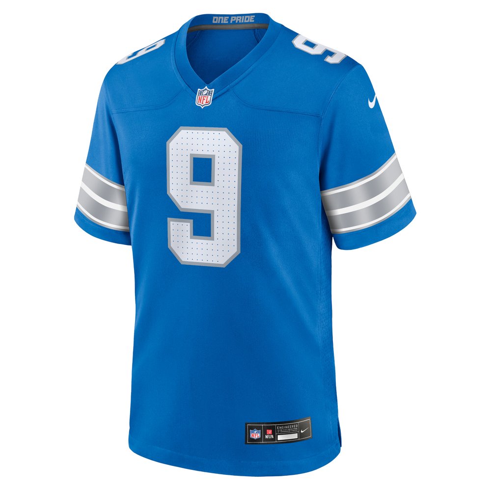 Men's Detroit Lions Jameson Williams Blue Game Jersey Men's Detroit Lions Jameson Williams Blue Game Jersey