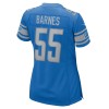 Women's Detroit Lions Derrick Barnes Blue Game Player Jersey