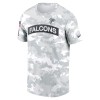 Men's Atlanta Falcons Arctic Camo 2024 Salute To Service Performance T-Shirt