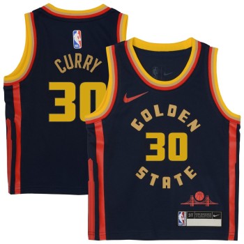 Toddler Golden State Warriors #30 Stephen Curry Navy 2024/25 Swingman Player City Edition Jersey Toddler Golden State Warriors #30 Stephen Curry Navy 2024/25 Swingman Player City Edition Jersey