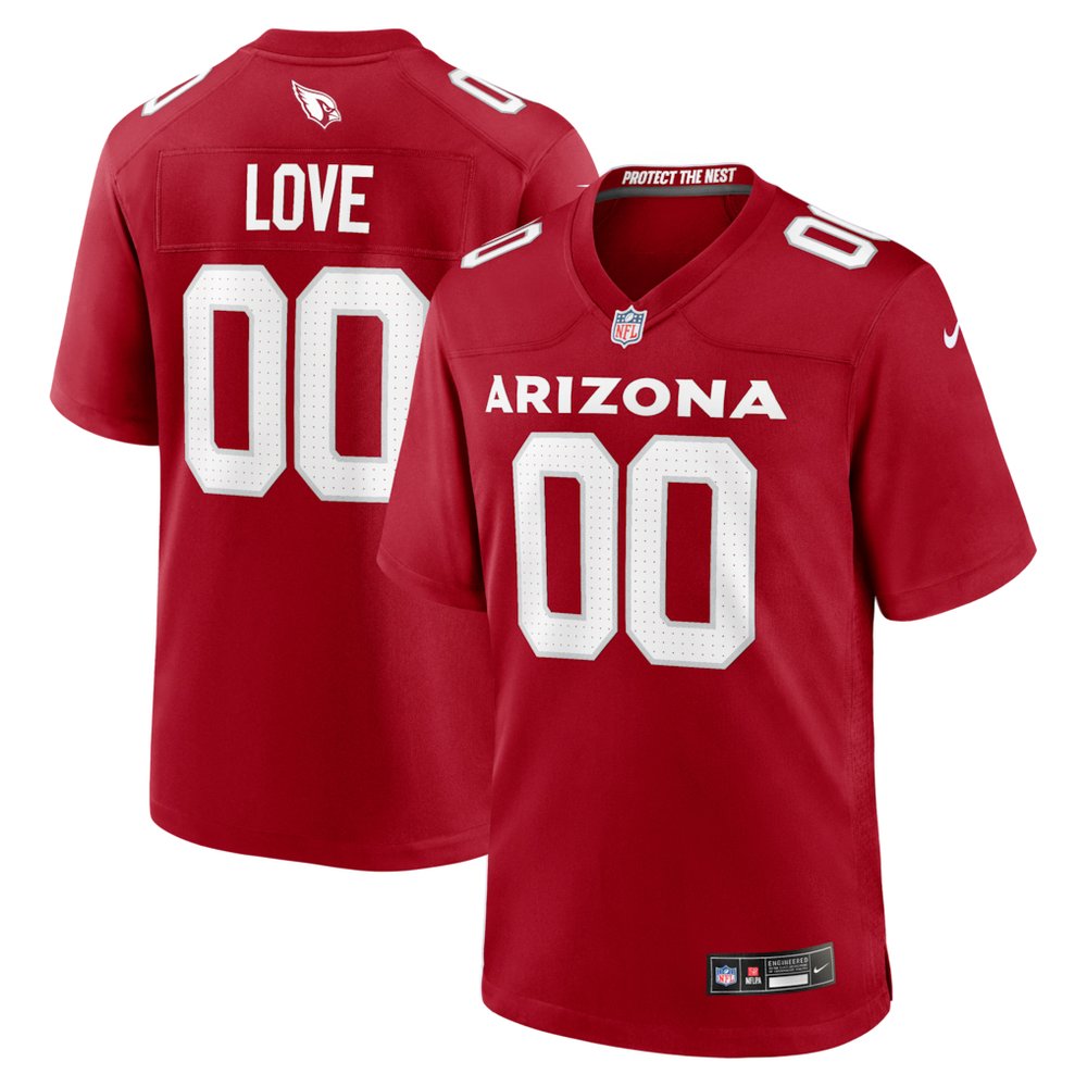 Youth Arizona Cardinals Jeremiyah Love Red 2026 NFL Draft Game Jersey Youth Arizona Cardinals Jeremiyah Love Red 2026 NFL Draft Game Jersey