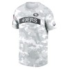 Men's San Francisco 49ers White 2024 Salute To Service Big & Tall Performance T-Shirt