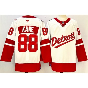 Men's Detroit Red Wings #88 Patrick Kane White/Red 2024-25 Stitched Premium Jersey Men's Detroit Red Wings #88 Patrick Kane White/Red 2024-25 Stitched Premium Jersey