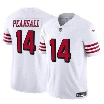 Youth San Francisco 49ers #14 Ricky Pearsall New White 2024 Draft F.U.S.E. Vapor Untouchable Limited Stitched Football Jersey Youth San Francisco 49ers #14 Ricky Pearsall New White 2024 Draft F.U.S.E. Vapor Untouchable Limited Stitched Football Jersey