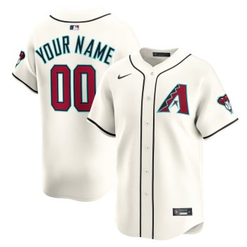 Men's Arizona Diamondbacks Nike White Home Limited Custom Jersey Men's Arizona Diamondbacks Nike White Home Limited Custom Jersey