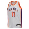 Youth New York Knicks Jalen Brunson White 2024/25 Swingman Player Jersey - City Edition