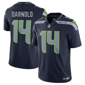 Youth Seattle Seahawks #14 Sam Darnold Navy 2024 F.U.S.E Vapor Limited Stitched Football Jersey Youth Seattle Seahawks #14 Sam Darnold Navy 2024 F.U.S.E Vapor Limited Stitched Football Jersey