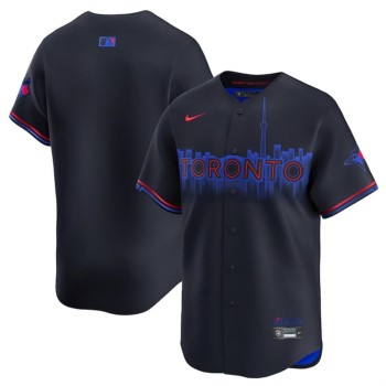 Men's Toronto Blue Jays Blank Black 2024 City Connect Limited Stitched Baseball Jersey Men's Toronto Blue Jays Blank Black 2024 City Connect Limited Stitched Baseball Jersey