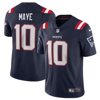 Youth New England Patriots #10 Drake Maye Navy 2024 Draft Vapor Limited Stitched Football Jersey Youth New England Patriots #10 Drake Maye Navy 2024 Draft Vapor Limited Stitched Football Jersey