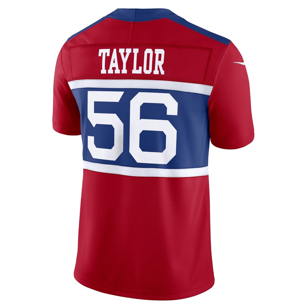 Men's New York Giants Lawrence Taylor Century Red Alternate Vapor F.U.S.E. Retired Player Limited Jersey