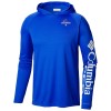 Men's Los Angeles Dodgers Columbia Royal 2024 World Series Champions Terminal Tackle Omni-Wick? Raglan Pullover Hoodie