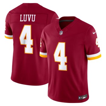 Men's Washington Commanders #4 Frankie Luvu Burgundy Vapor F.U.S.E. Sewn Down Limited Jersey