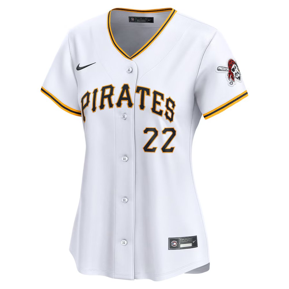 Women's Pittsburgh Pirates #22 Andrew McCutchen White Home Limited Player Jersey
