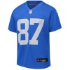 Youth Detroit Lions #87 Sam LaPorta Blue Alternate Game Jersey