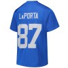 Youth Detroit Lions #87 Sam LaPorta Blue Alternate Game Jersey