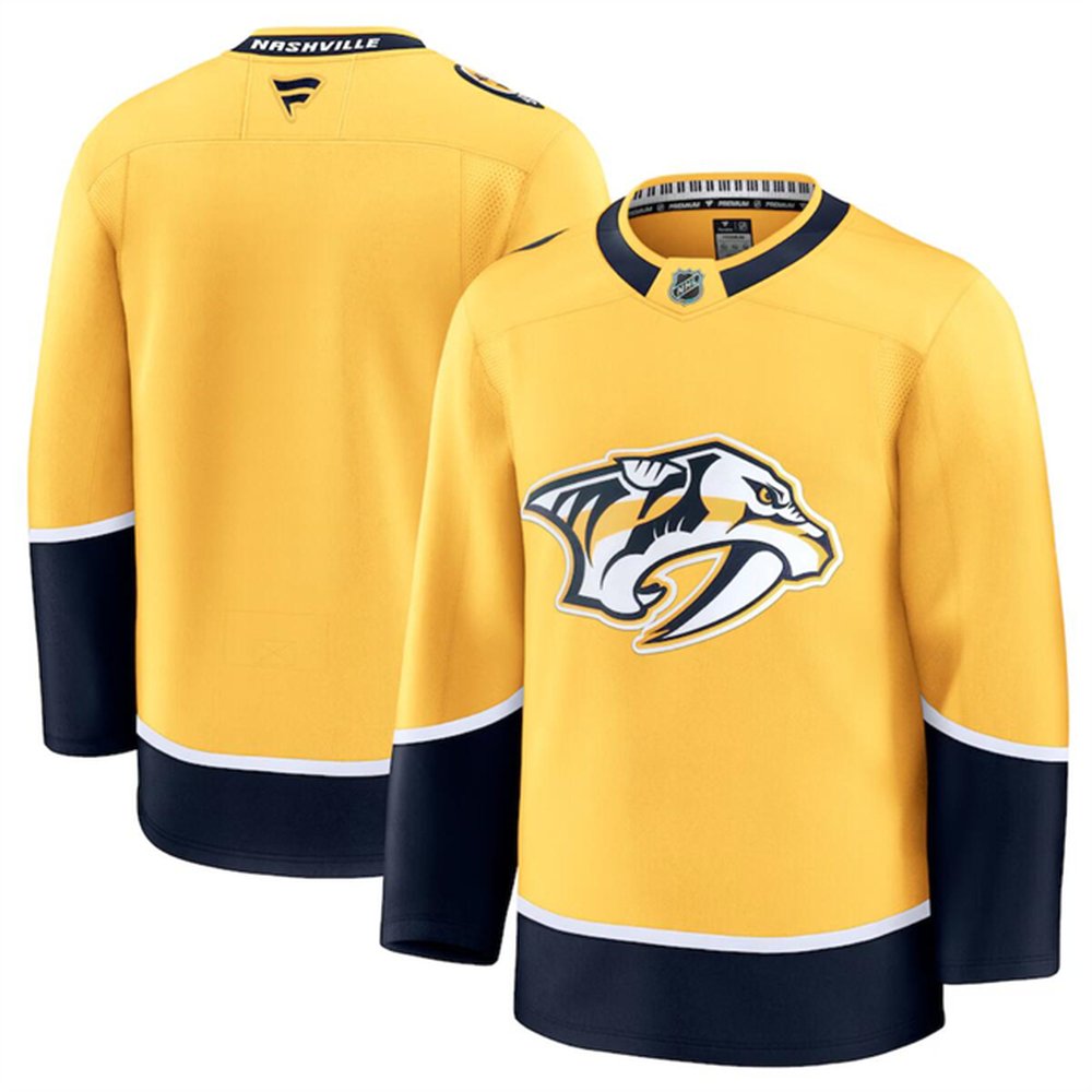 Youth Nashville Predators Blank Gold 2024-25 Home Stitched Hockey Jersey Youth Nashville Predators Blank Gold 2024-25 Home Stitched Hockey Jersey