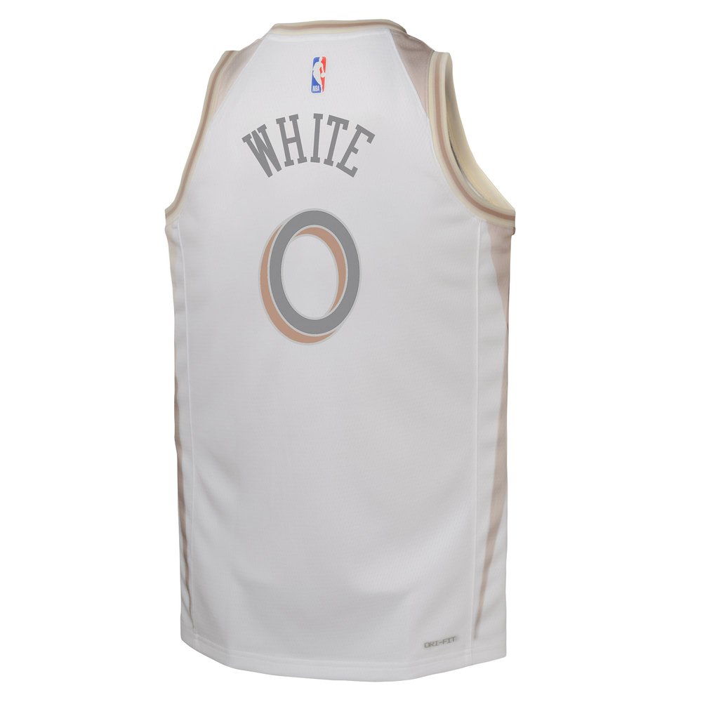Youth Chicago Bulls Coby White White 2024/25 Swingman Player Jersey - City Edition